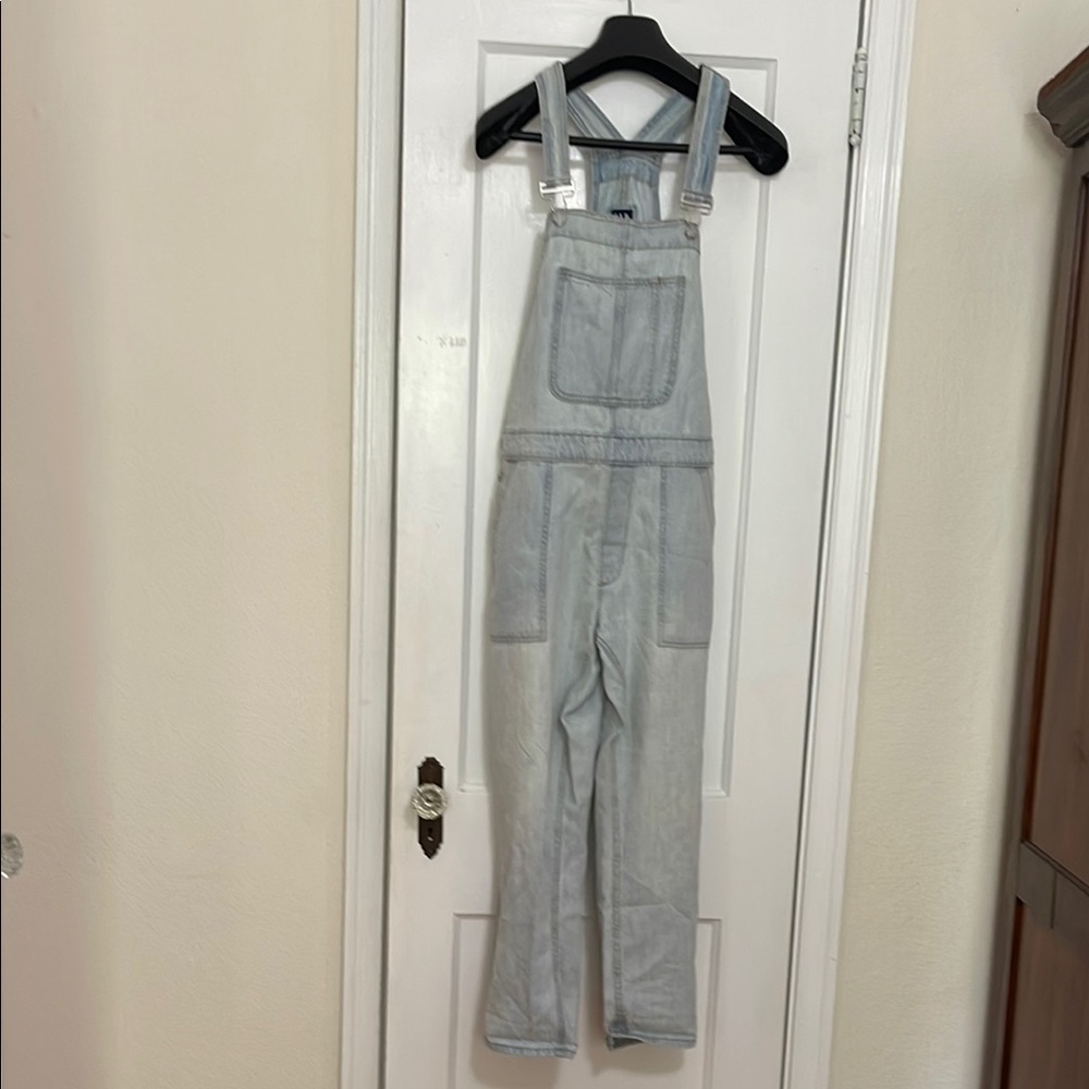 GAP Classic Light Blue Denim Overalls Small